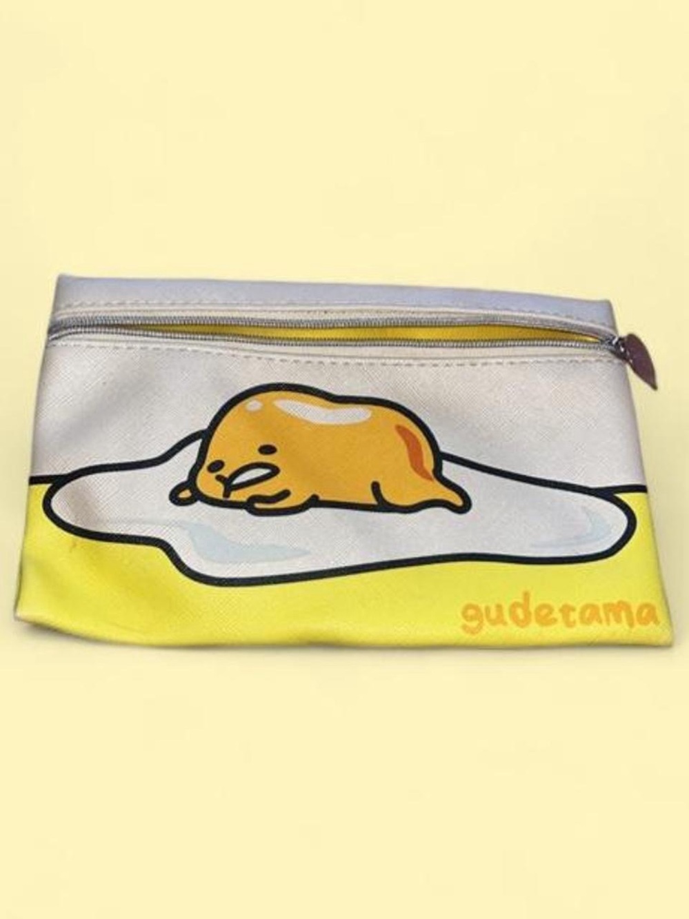 Sanrio Gudetama Egg makeup pouch